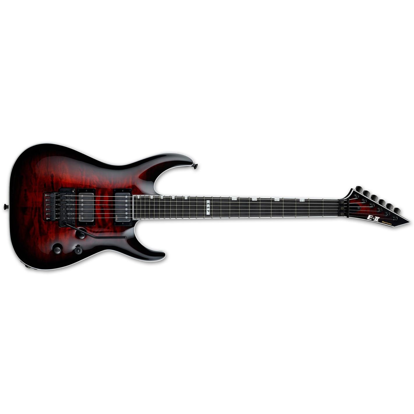 ESP E-II HORIZON FR-II SEE THRU BLACK CHERRY SUNBURST