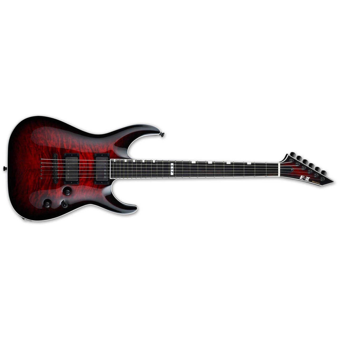 ESP E-II HORIZON NT-II SEE THRU BLACK CHERRY SUNBURST