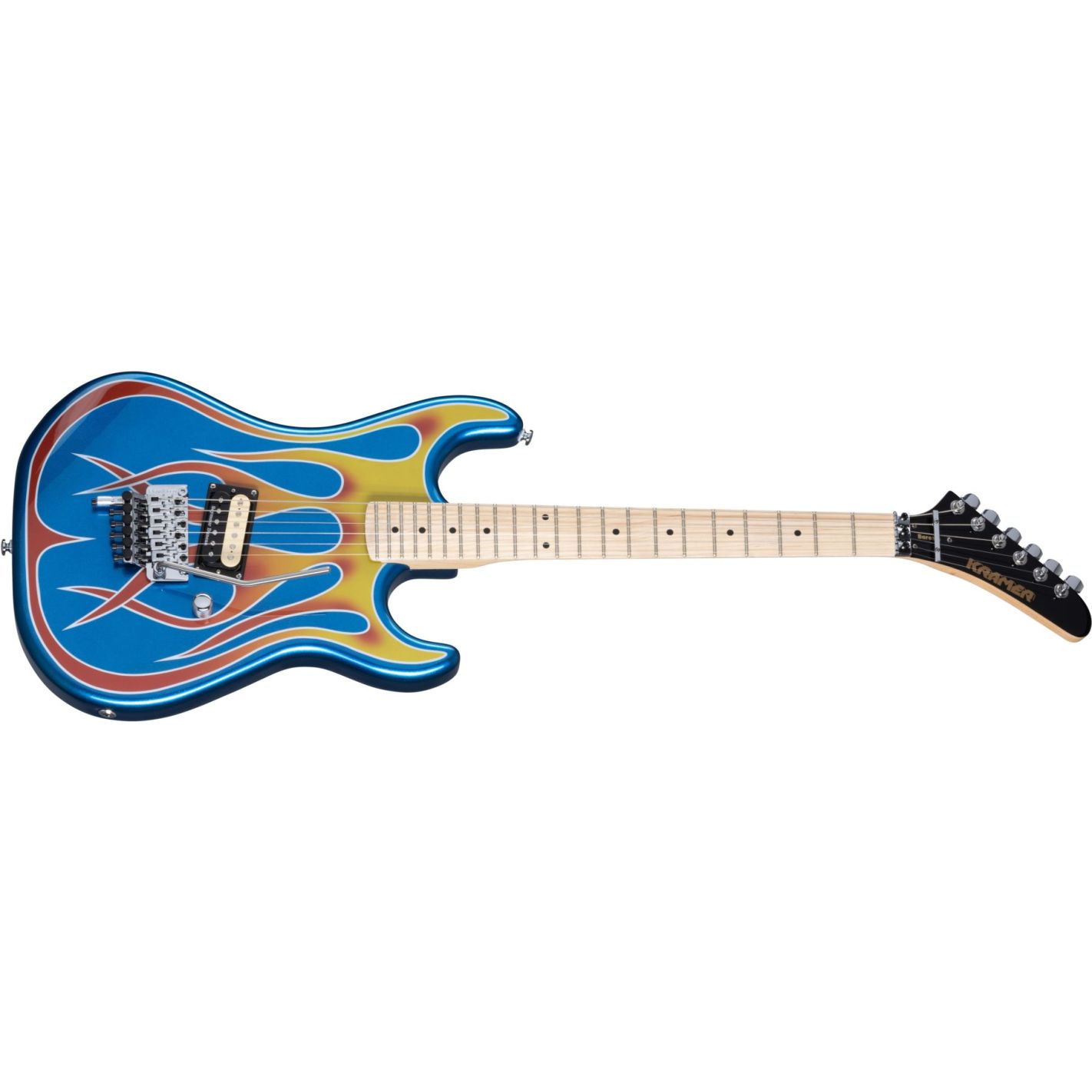 KRAMER GUITARS BARETTA HOT ROD BLUE SPARKLE WITH FLAMES