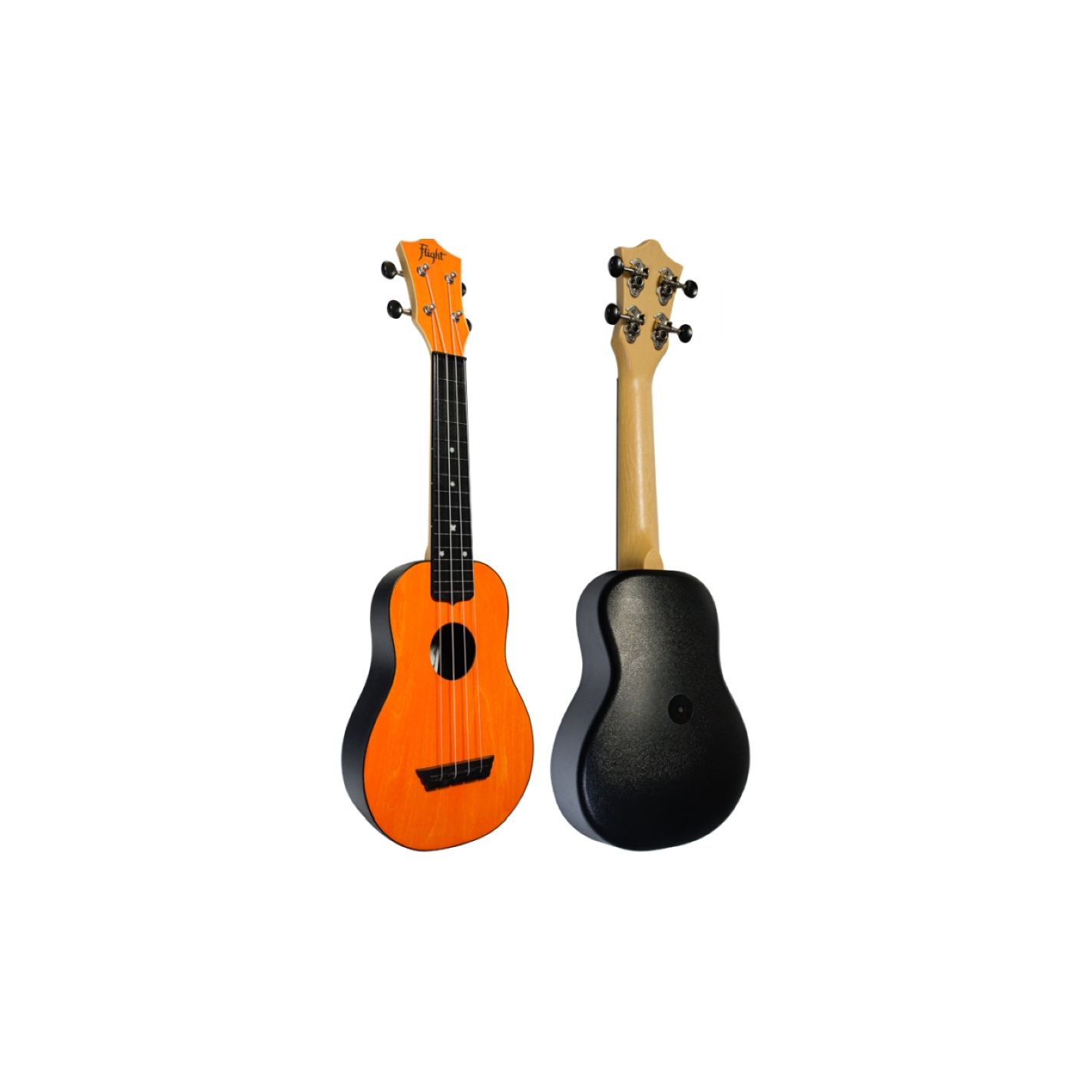 FLIGHT TUS 35 OR TRAVEL NARANJA UKELELE SOPRANO