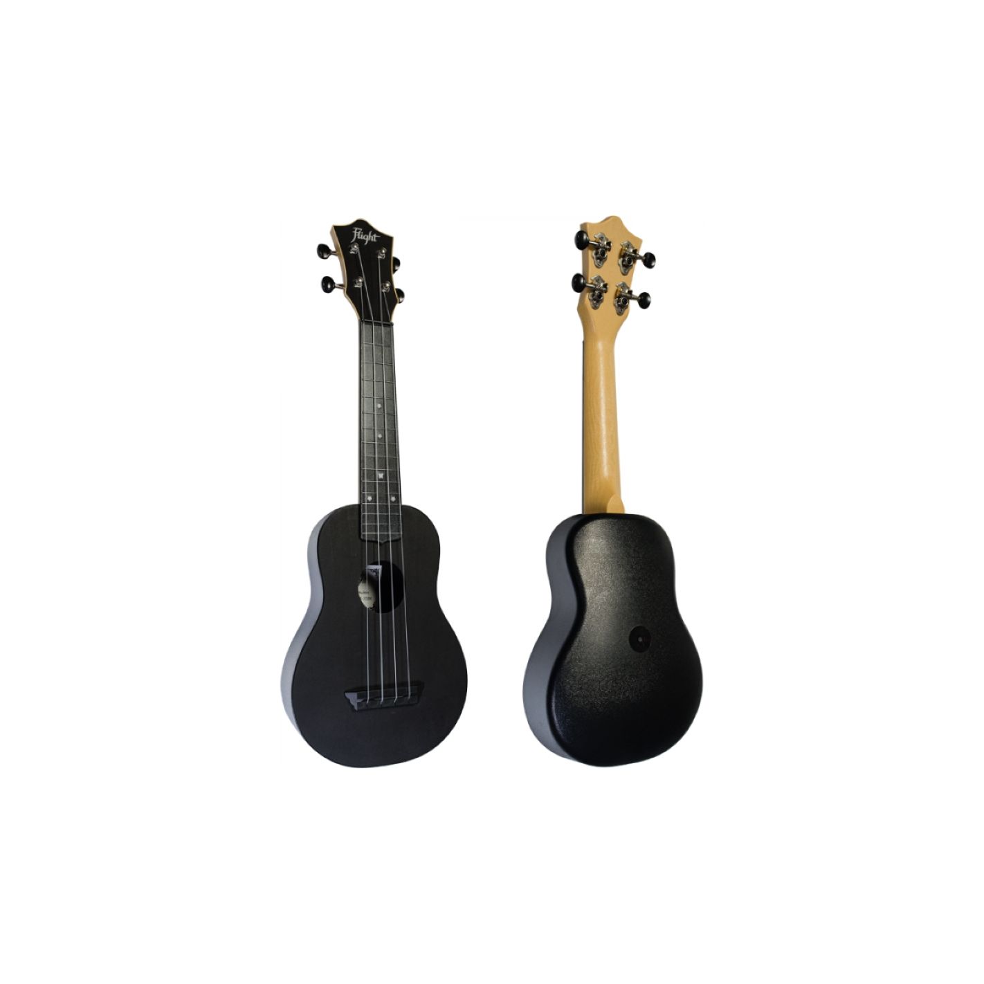 FLIGHT TUS 35 BK TRAVEL NEGRO UKELELE SOPRANO