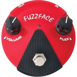 JIM DUNLOP FFM2 GERMANIUM FUZZ FACE DISTORSION MINI ROJO