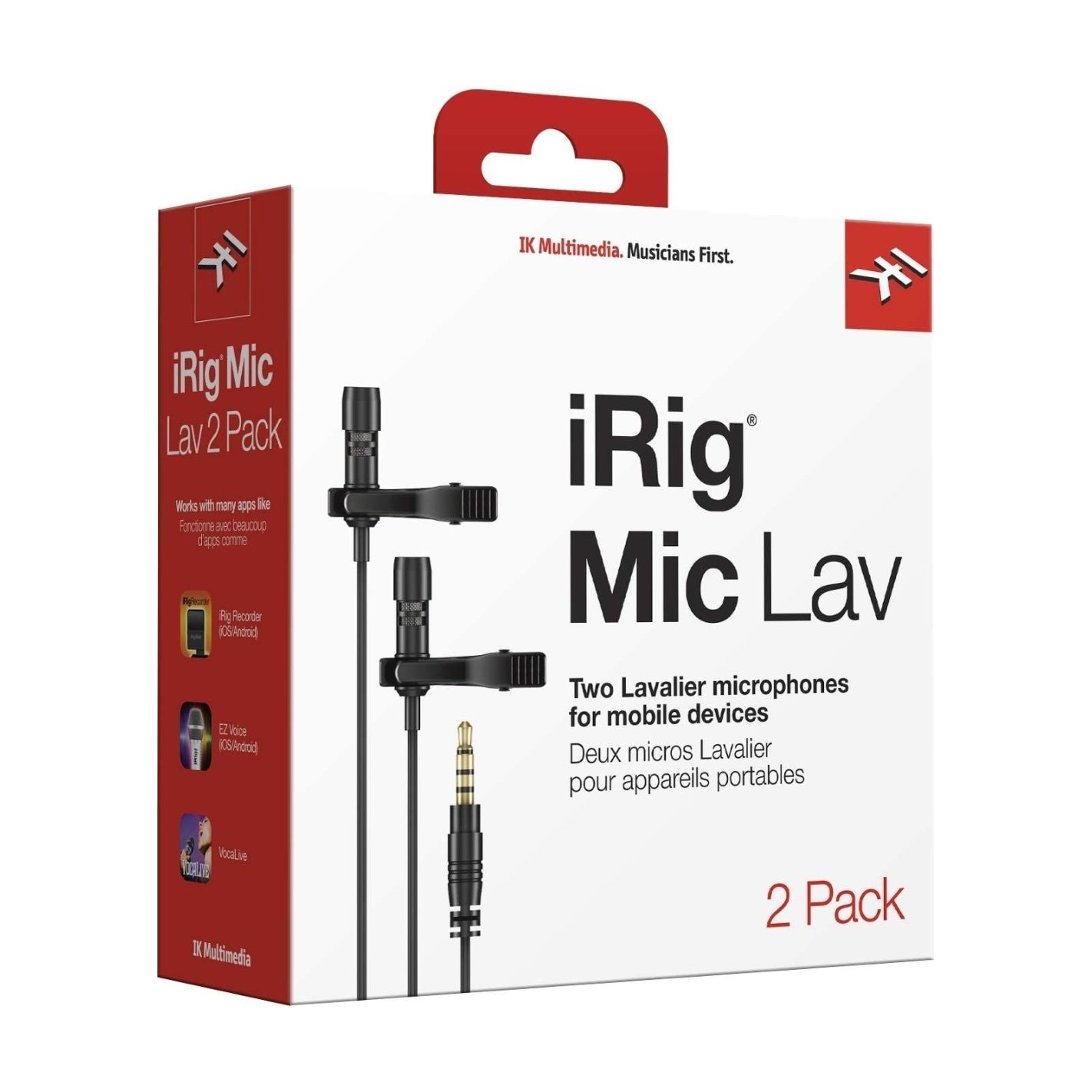 IK MULTIMEDIA iRIG MIC LAV 2 PACK