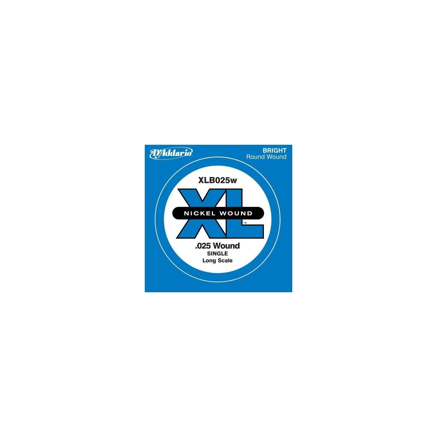 DADDARIO XLB025W BASS XL SINGLE STRING