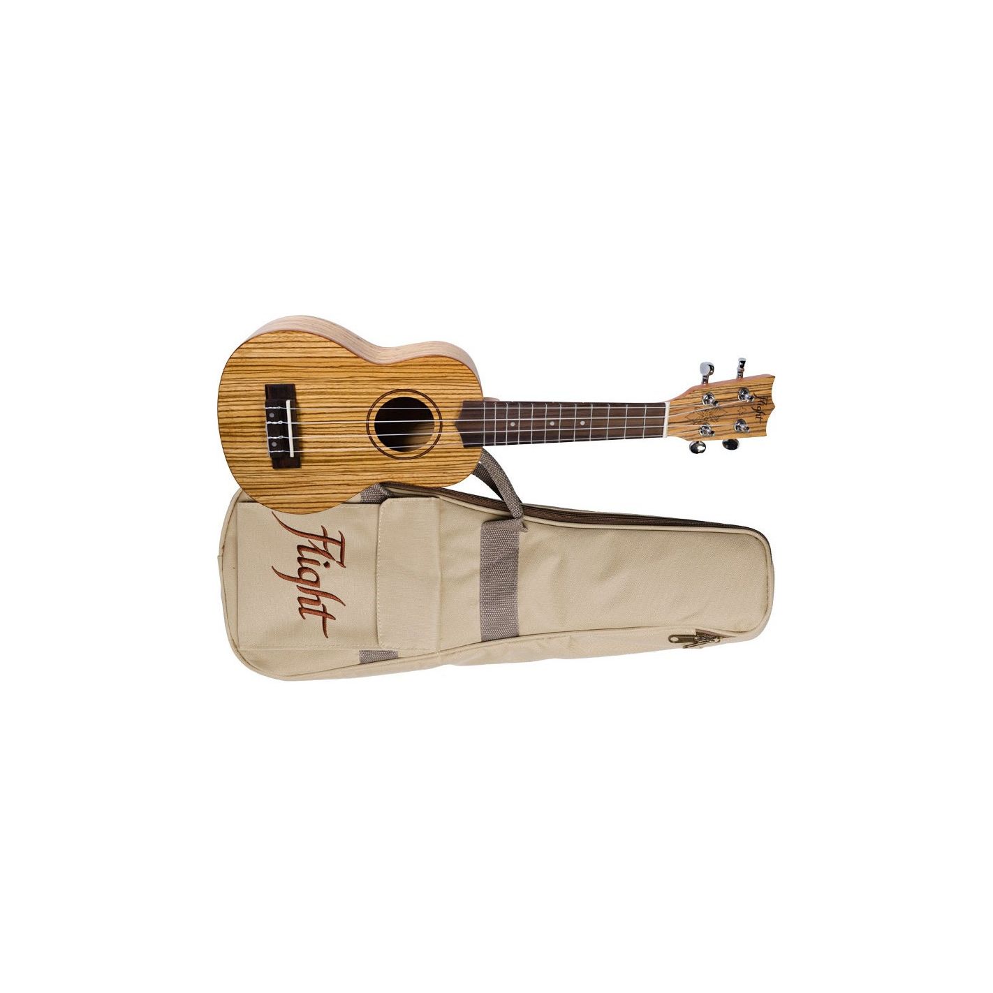 FLIGHT UKELELE SOPRANO DUS-322 ZEBRANO