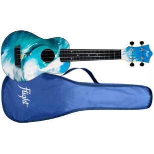 FLIGHT UKELELE SOPRANO TUS-25 TRAVEL SURF