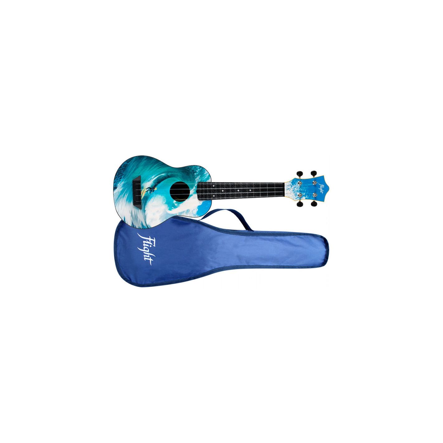 FLIGHT UKELELE SOPRANO TUS-25 TRAVEL SURF