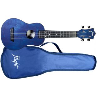 FLIGHT UKELELE SOPRANO TUS-35DB TRAVEL AZUL FUERTE