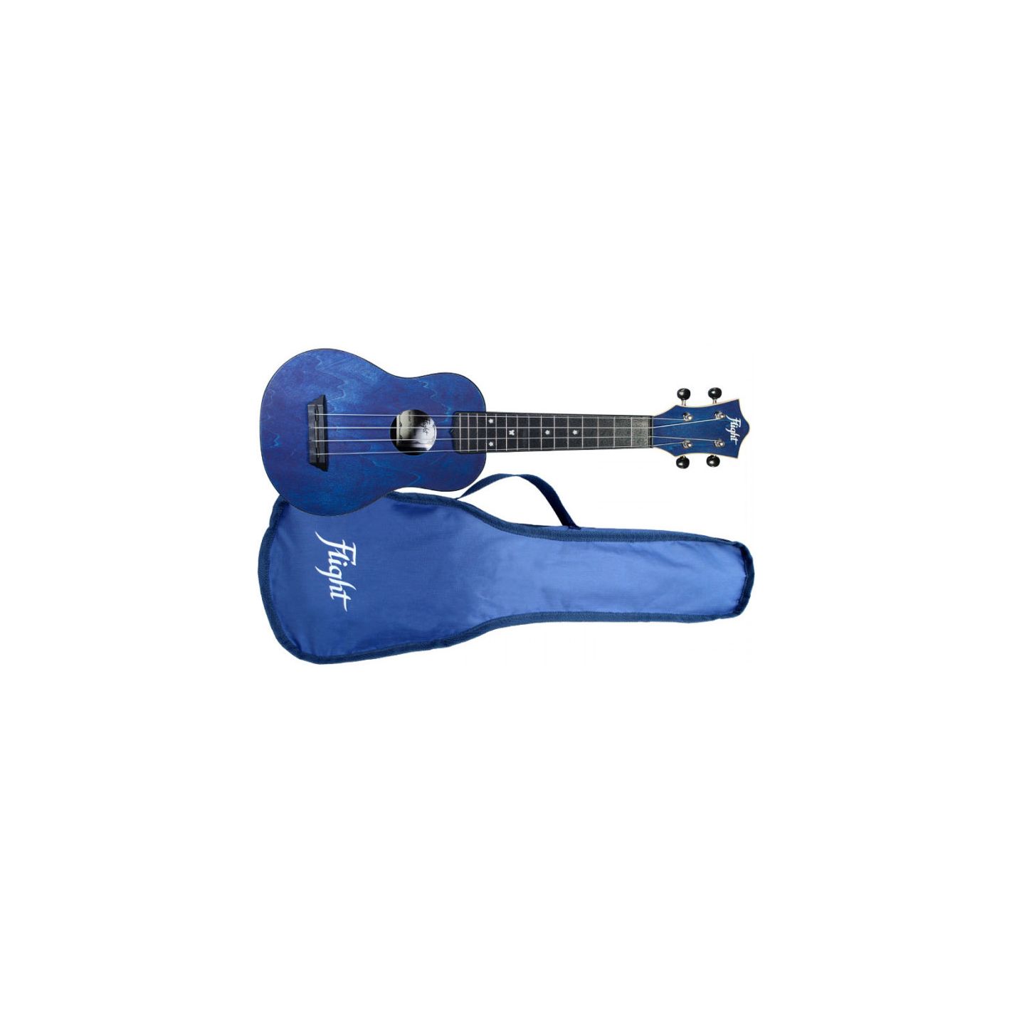 FLIGHT UKELELE SOPRANO TUS-35DB TRAVEL AZUL FUERTE