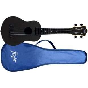 FLIGHT UKELELE SOPRANO TUS-35EBK TRAVEL ELECTRIFICADO NEGRO