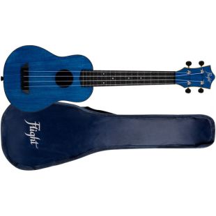 FLIGHT UKELELE SOPRANO TUSL-35DB TRAVEL CONCERT SCALE AZUL FUERTE