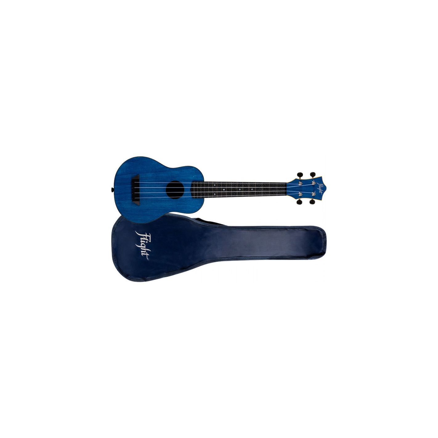 FLIGHT UKELELE SOPRANO TUSL-35DB TRAVEL CONCERT SCALE AZUL FUERTE