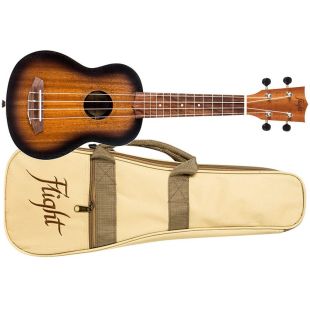 FLIGHT UKELELE SOPRANO NUS-380 GEMSTONE AMBER