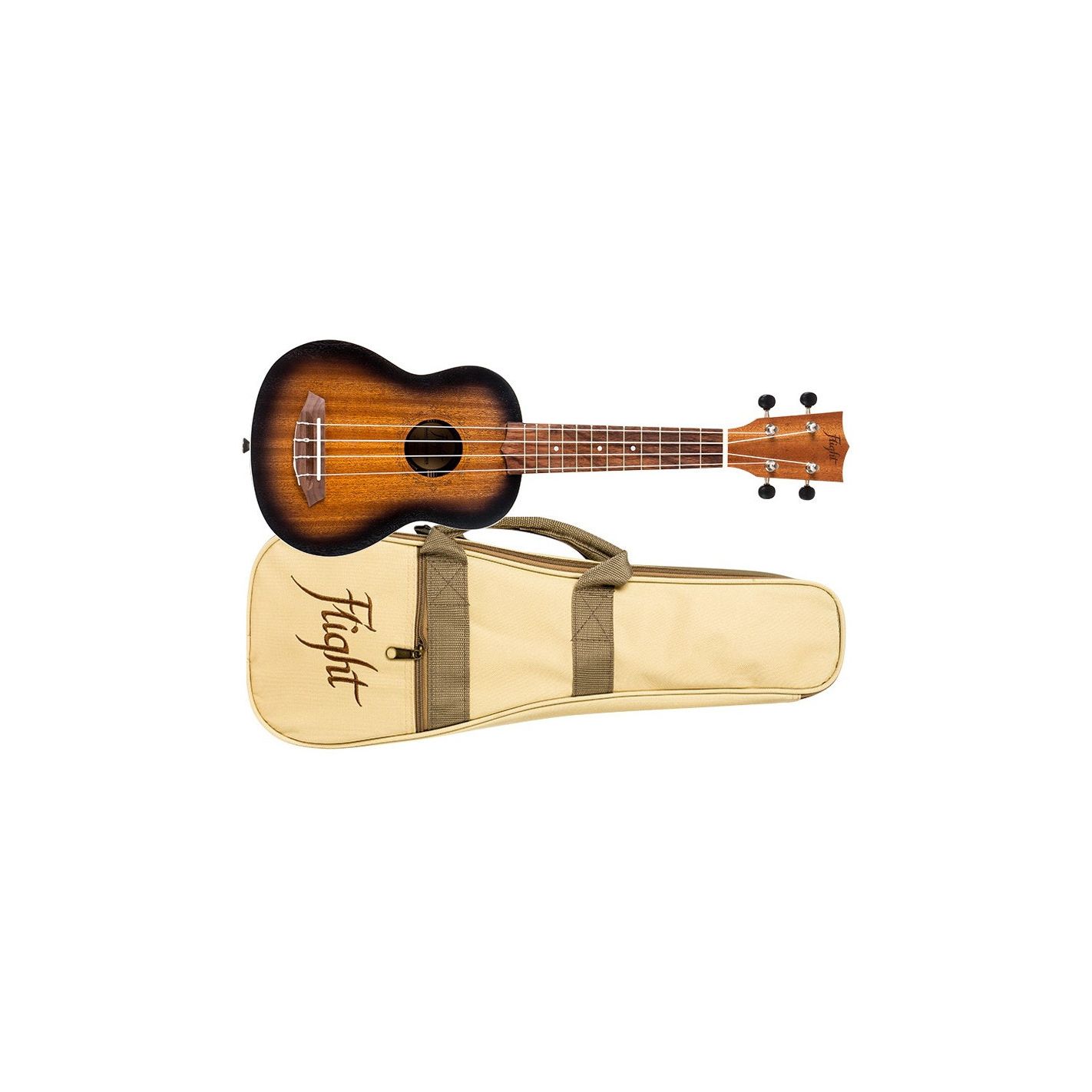 FLIGHT UKELELE SOPRANO NUS-380 GEMSTONE AMBER