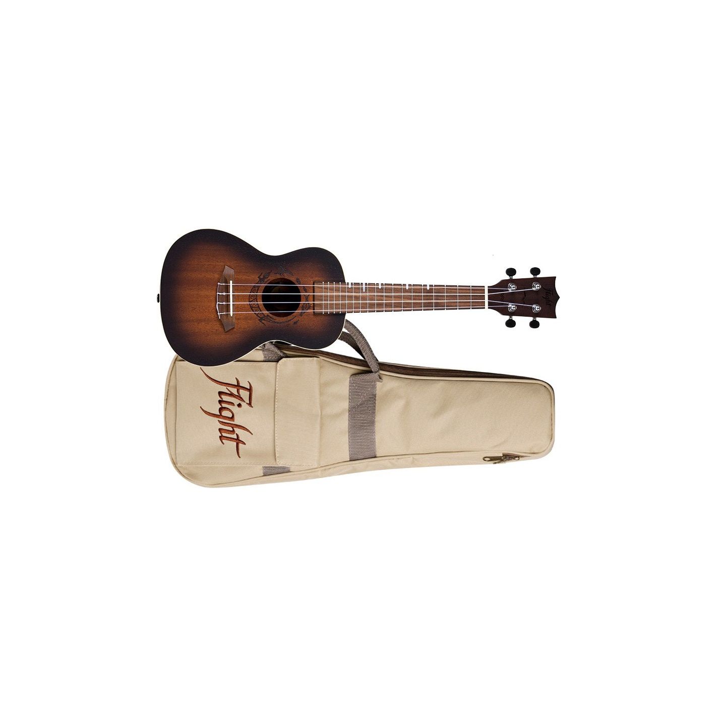 FLIGHT UKELELE CONCERT DUC-380 GEMSTONE AMBER