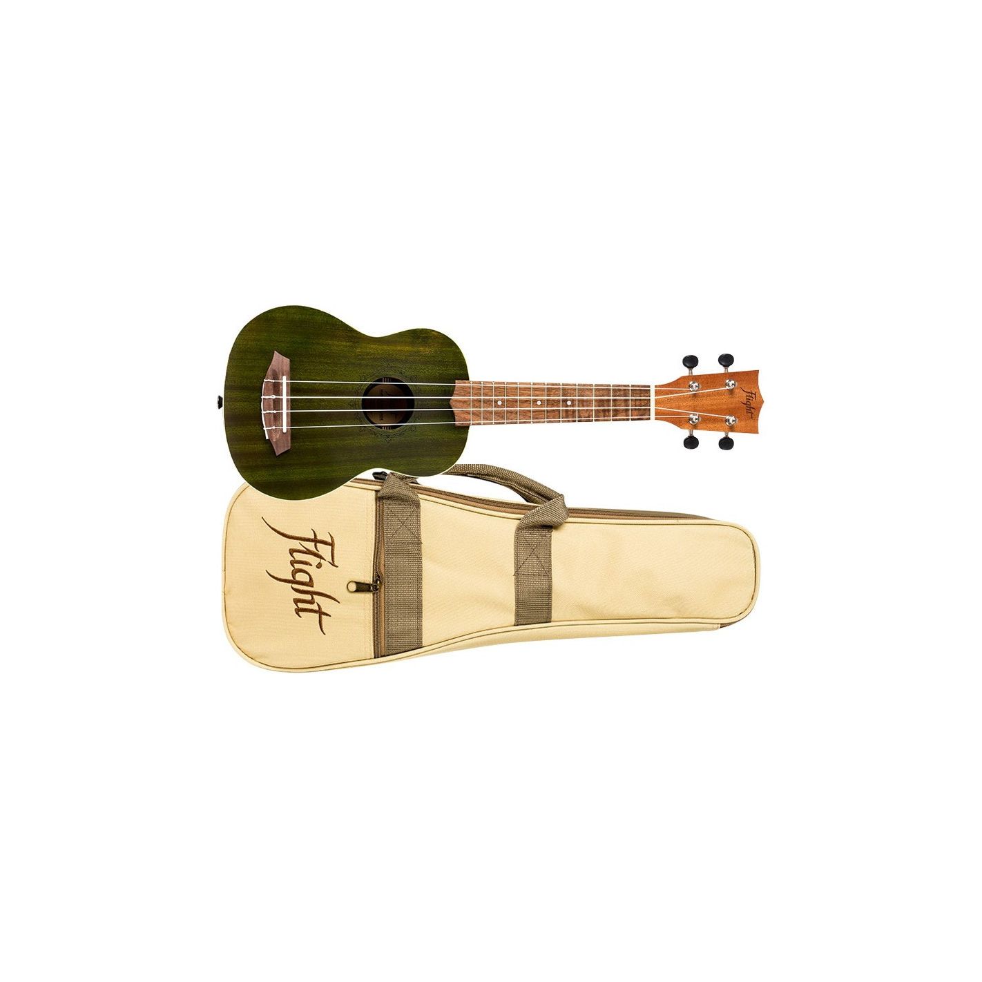 FLIGHT UKELELE SOPRANO NUS-380 GEMSTONE JADE