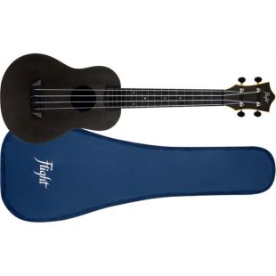 FLIGHT UKELELE CONCERT TUC-35BK TRAVEL NEGRO