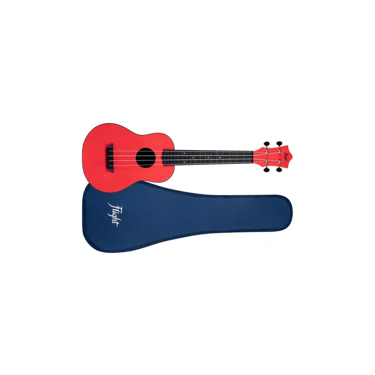 FLIGHT UKELELE CONCERT TUC-35RD TRAVEL ROJO