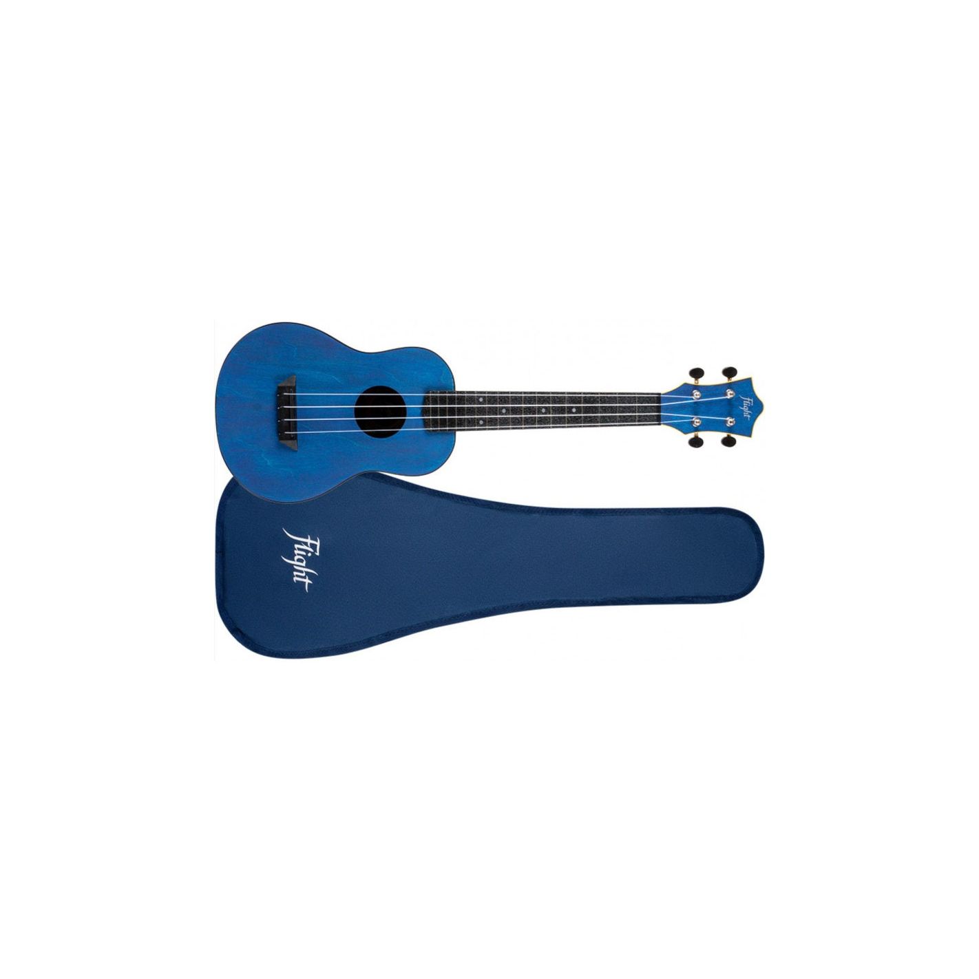 FLIGHT UKELELE CONCERT TUC-35DB TRAVEL AZUL FUERTE