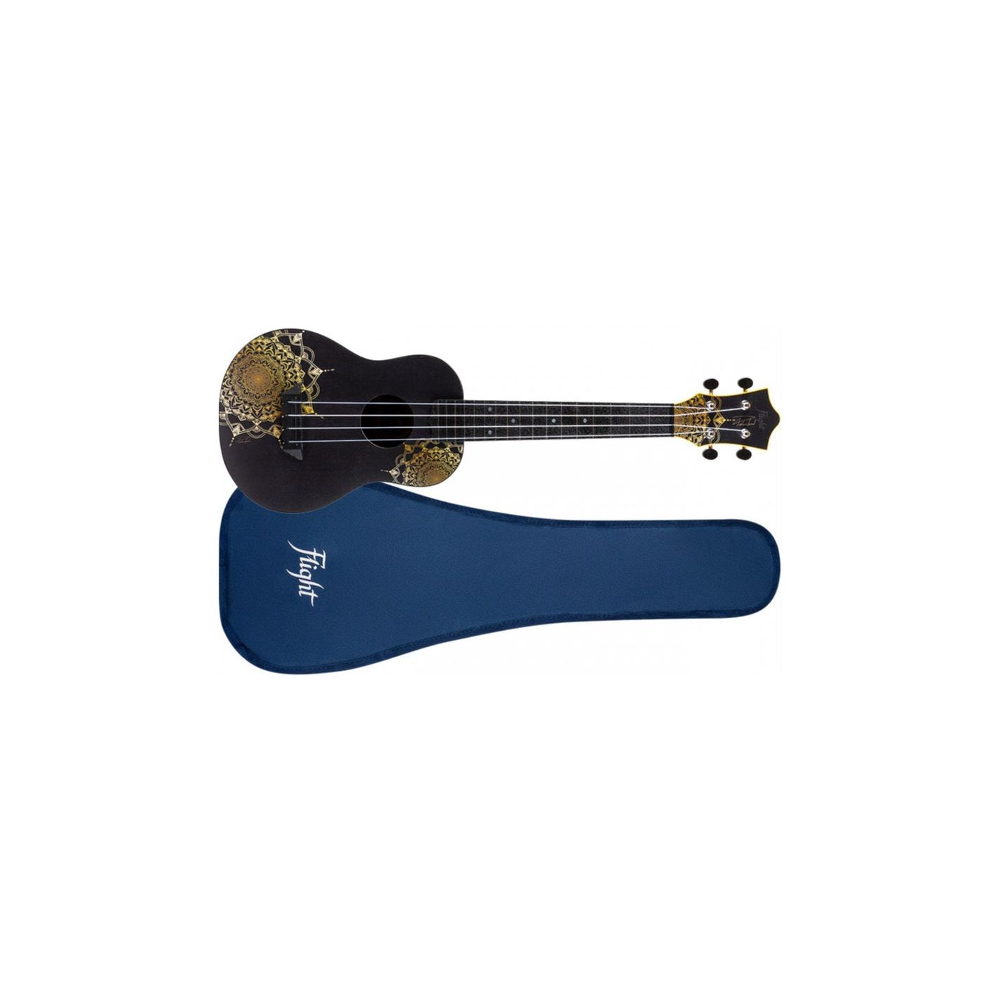FLIGHT UKELELE CONCERT TUC-40 TRAVEL GD MANDALA