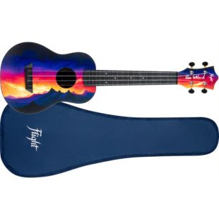 FLIGHT UKELELE CONCERT TUC-EE TRAVEL SUNSET ELISE ECKLUND SIGNATURE