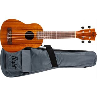FLIGHT UKELELE SOPRANO NUS-250 NATURAL ACACIA