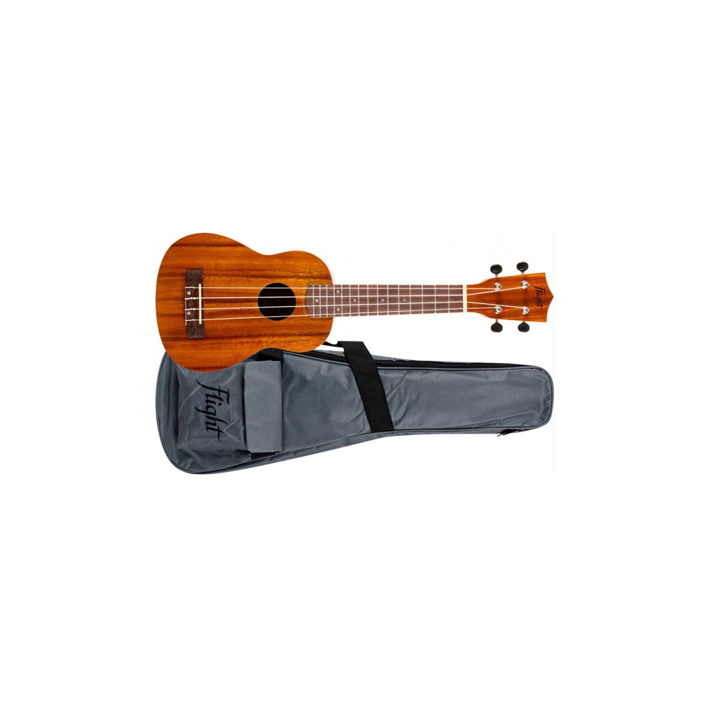 FLIGHT UKELELE SOPRANO NUS-250 NATURAL ACACIA
