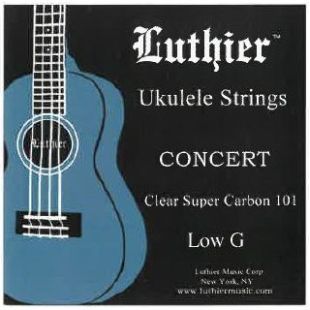 LUTHIER JUEGO CUERDAS UKELELE CONCERT LOW G LU-TELG