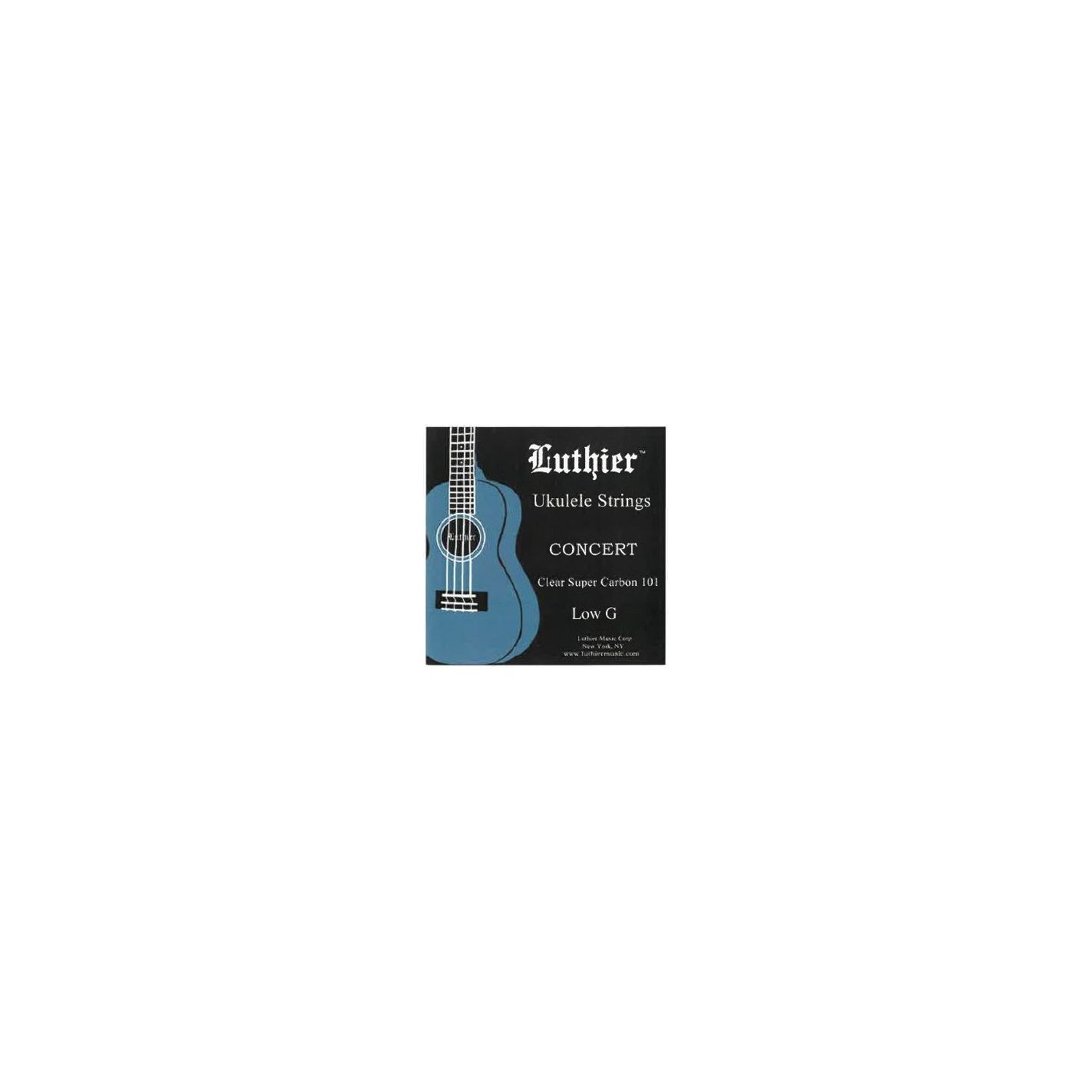 LUTHIER JUEGO CUERDAS UKELELE CONCERT LOW G LU-TELG
