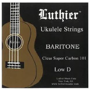 LUTHIER JUEGO CUERDAS UKELELE BARITONO LOW D LU-BALD