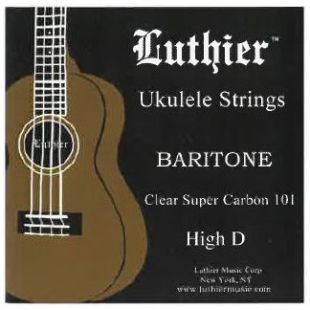 LUTHIER JUEGO CUERDAS UKELELE BARITONO HIGH D LU-BAHD
