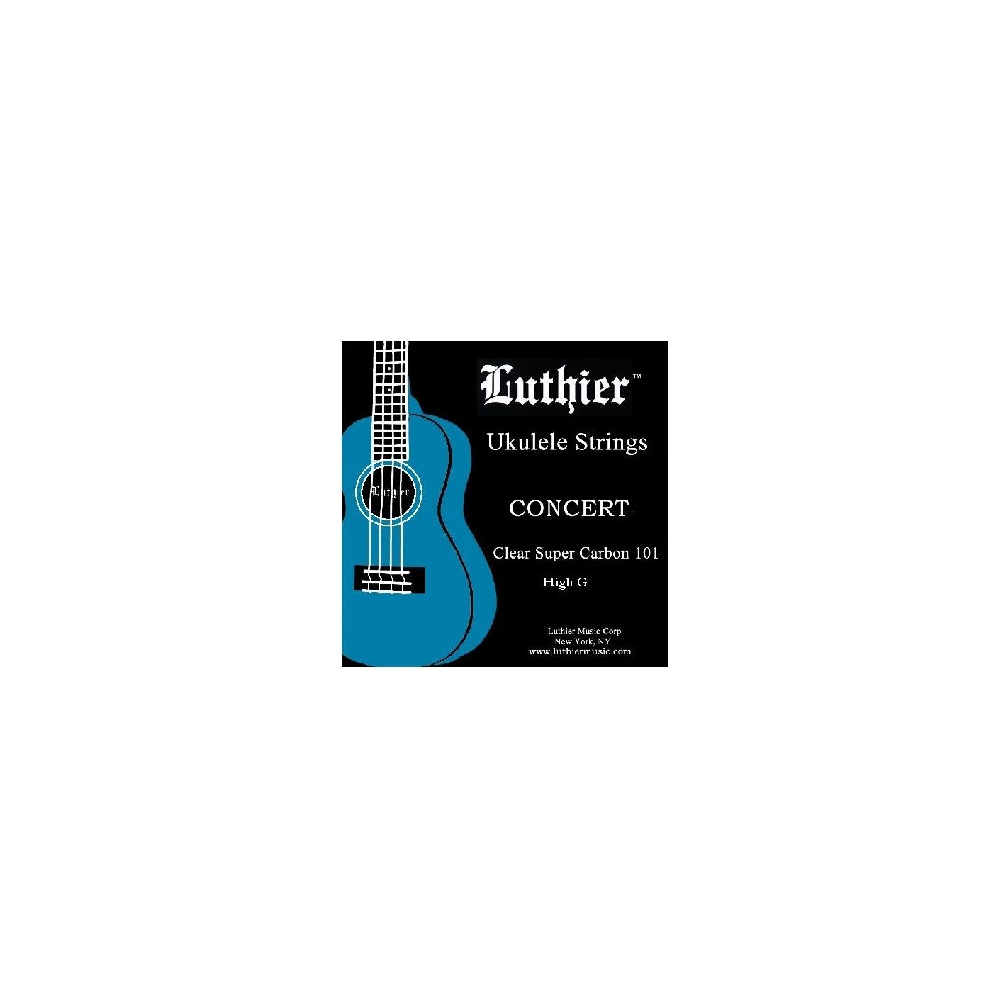 LUTHIER JUEGO CUERDAS UKELELE CONCERT 101-CON