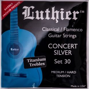 LUTHIER JUEGO CUERDAS 30 TITANIUM CLASICA LU-30T