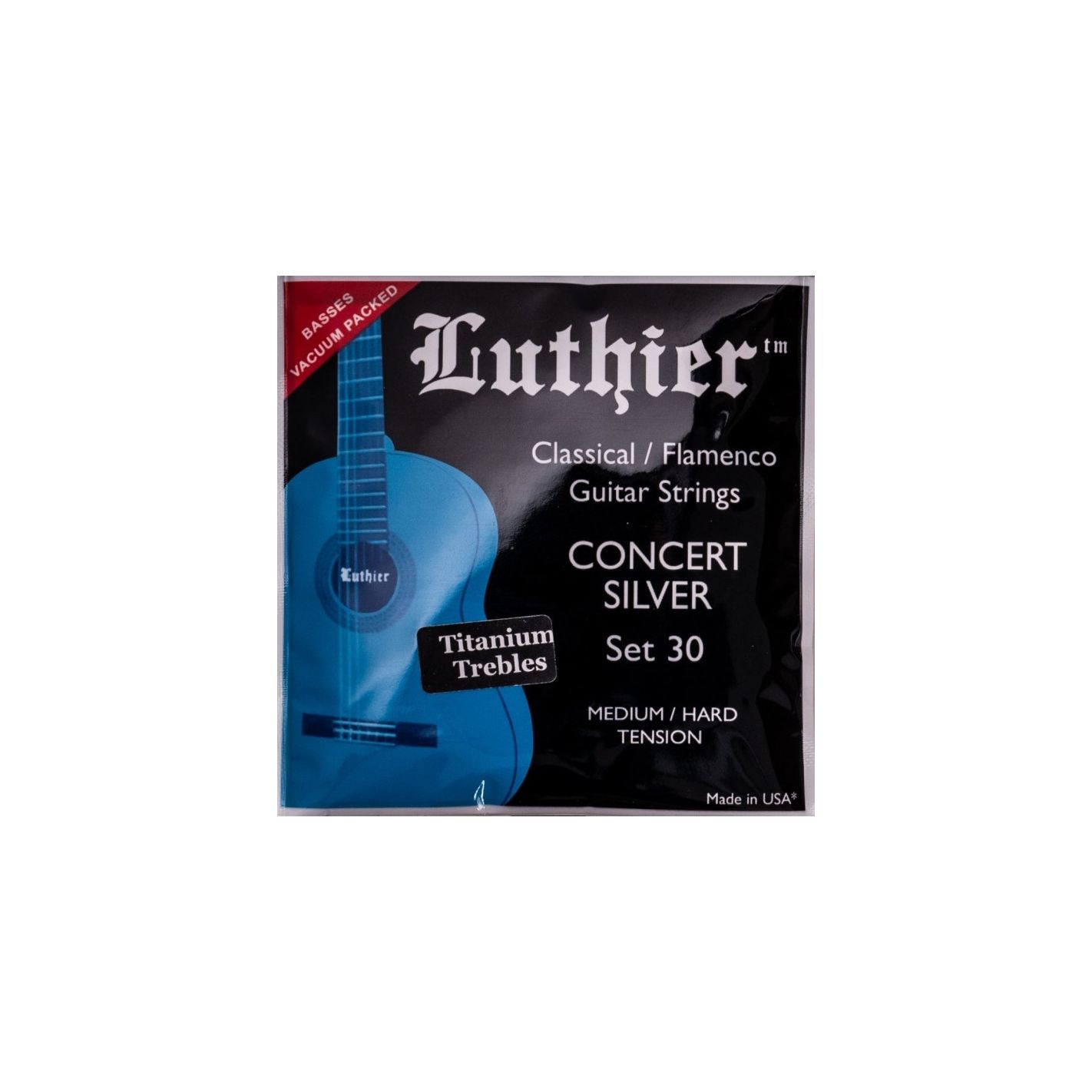 LUTHIER JUEGO CUERDAS 30 TITANIUM CLASICA LU-30T