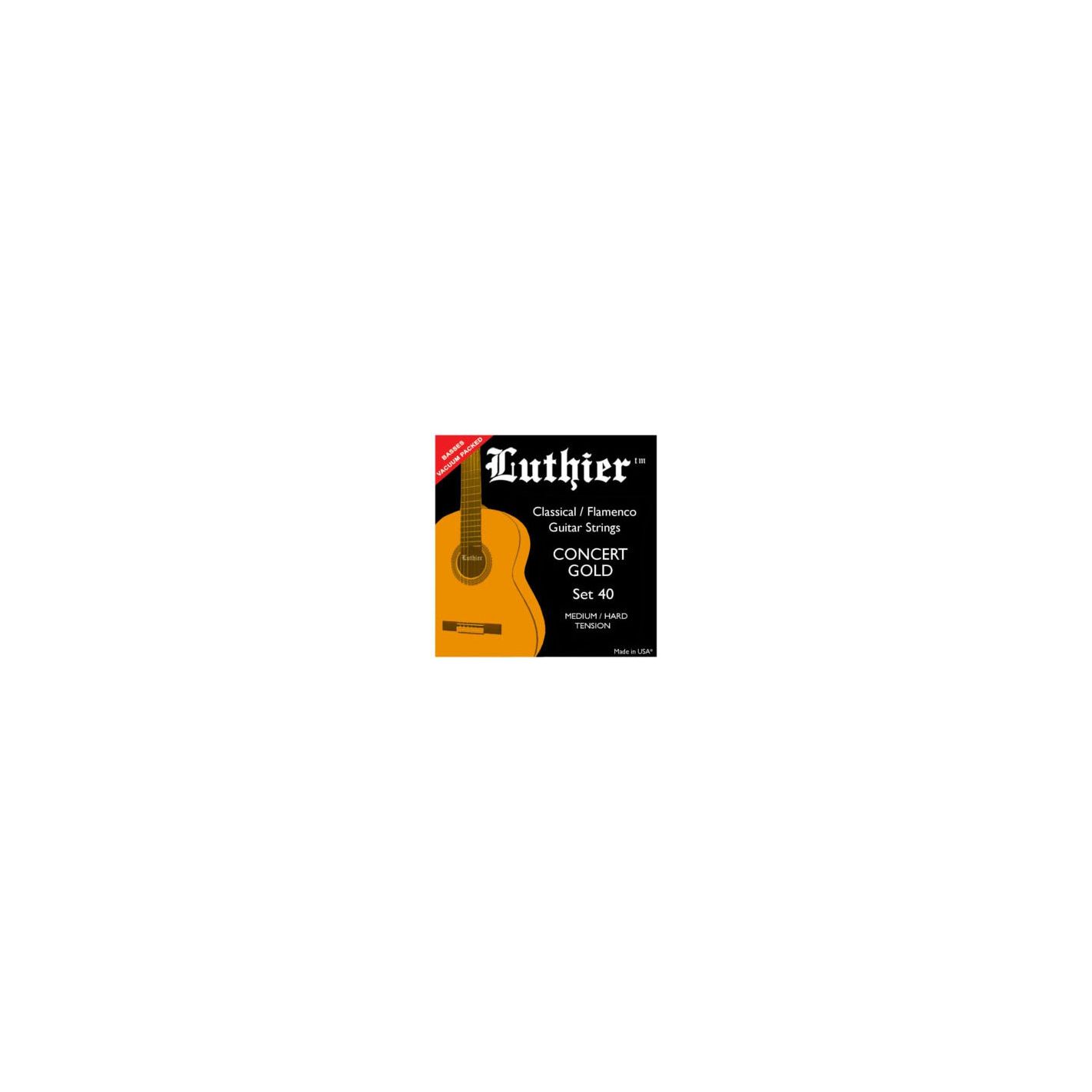LUTHIER JUEGO CUERDAS 40 GUITARRA CLASICA LU-40