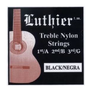 LUTHIER JUEGO CUERDAS PRIMAS NEGRAS LU-123BK