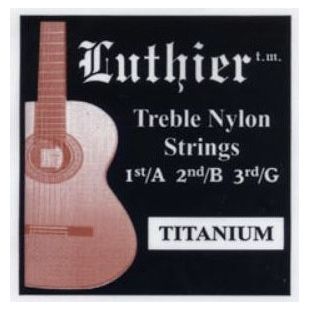 LUTHIER JUEGO CUERDAS PRIMAS TITANIUM LU-123TI