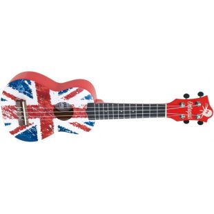 OCTOPUS UKELELE SOPRANO UK-205UJR UNION JACK ROJA
