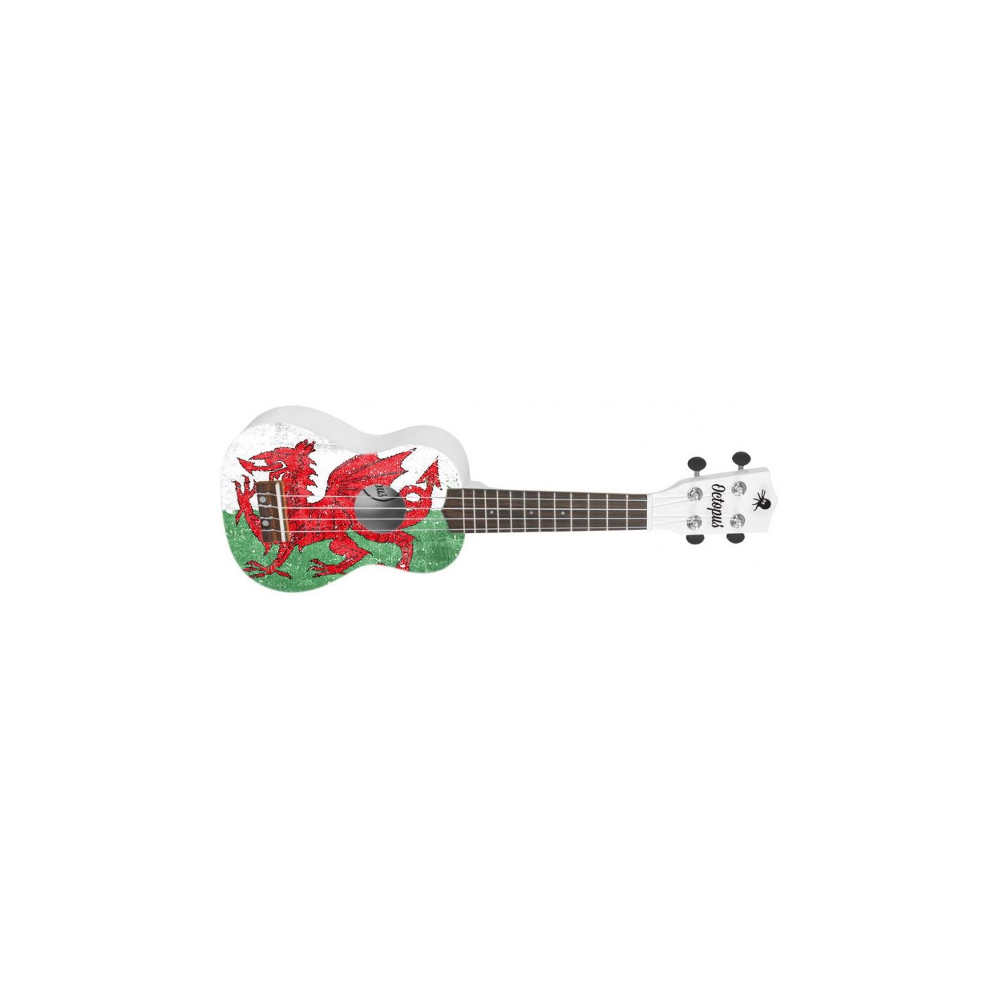 OCTOPUS UKELELE SOPRANO UK-205WEL WELSH FLAG