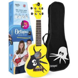 OCTOPUS UKELELE SOPRANO UK-205KAY KANE AMARILLO