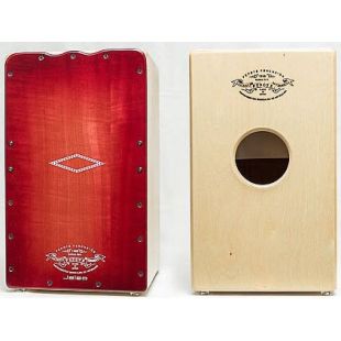 PEPOTE CAJON FLAMENCO JALEO TAPA GRANATE