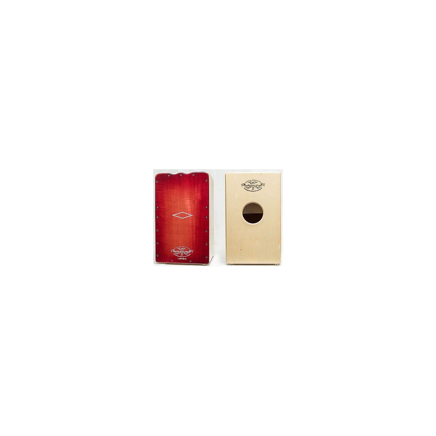 PEPOTE CAJON FLAMENCO JALEO TAPA GRANATE
