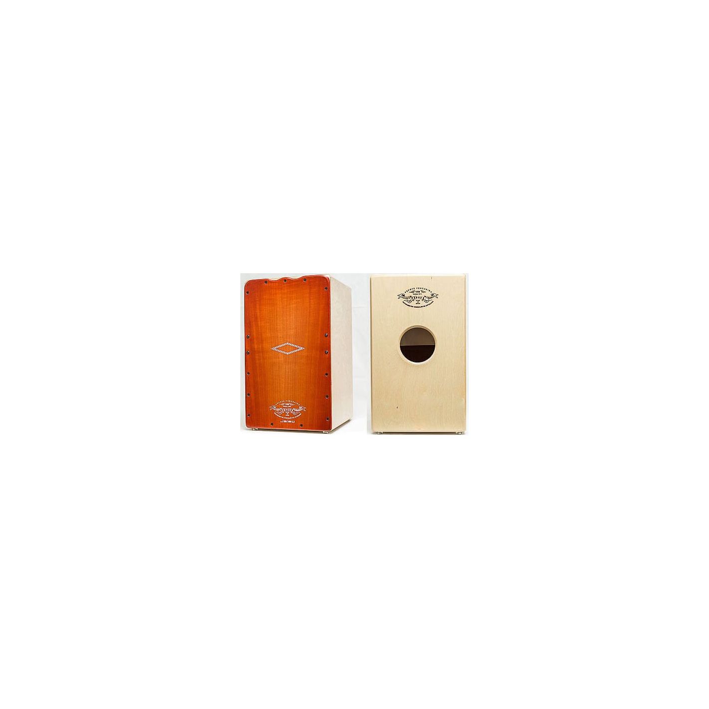 PEPOTE CAJON FLAMENCO JALEO TAPA NARANJA