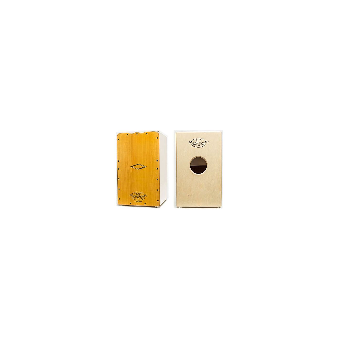 PEPOTE CAJON FLAMENCO JALEO TAPA AMARILLA