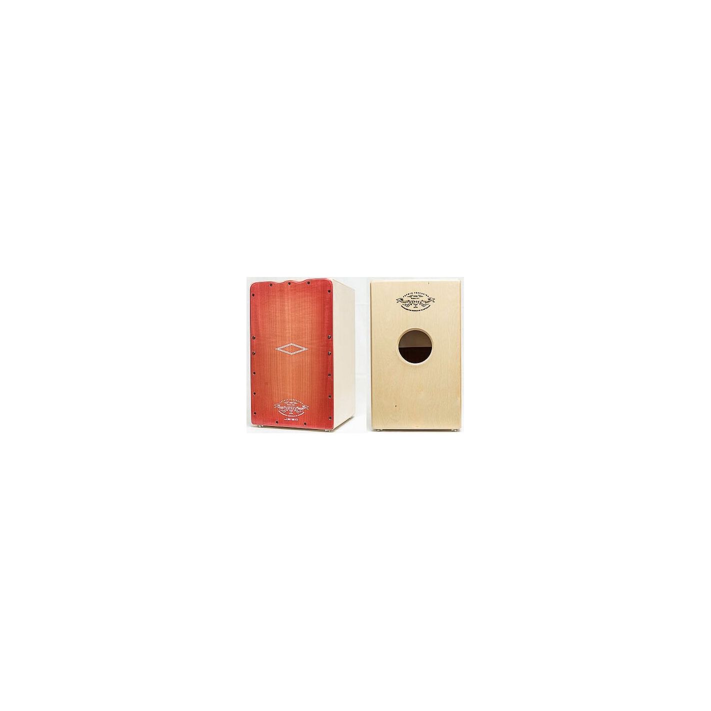 PEPOTE CAJON FLAMENCO JALEO TAPA ROSA