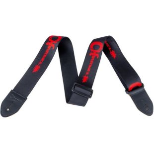 CHARVEL STRAP CHARVEL LOGO BLK RED