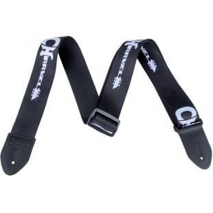CHARVEL STRAP CHARVEL LOGO BLK WHITE