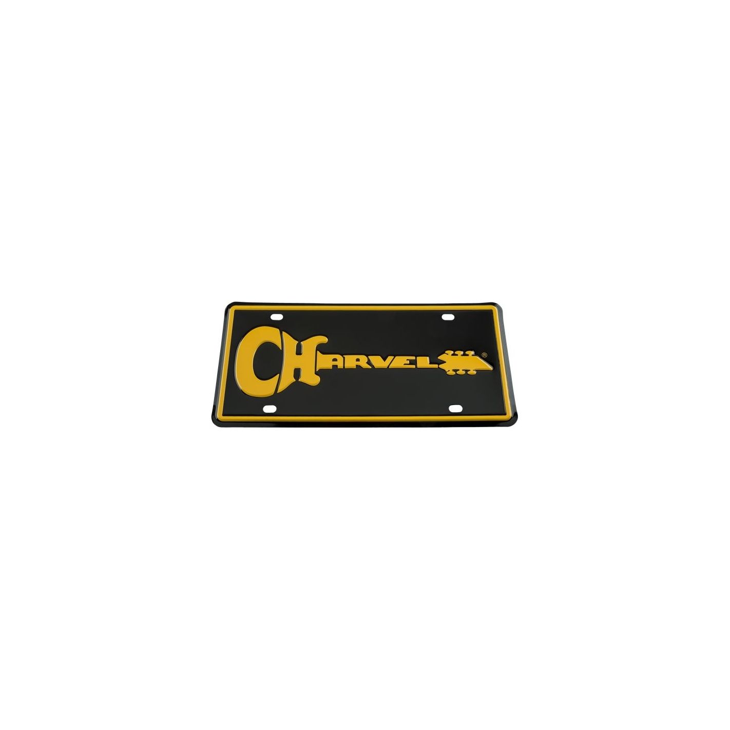 CHARVEL CHARVEL GTR LOGO LICENSE PLATE