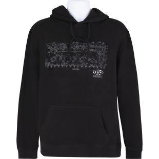 EVH EVH SCHEMATIC FLEECE BLK XL