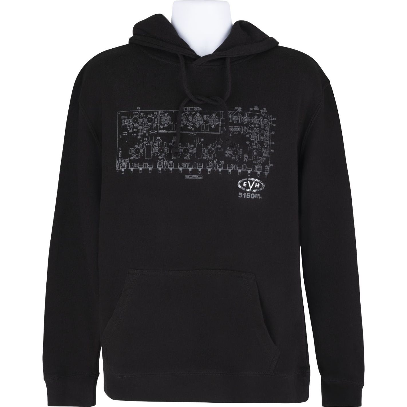 EVH EVH SCHEMATIC FLEECE BLK XL